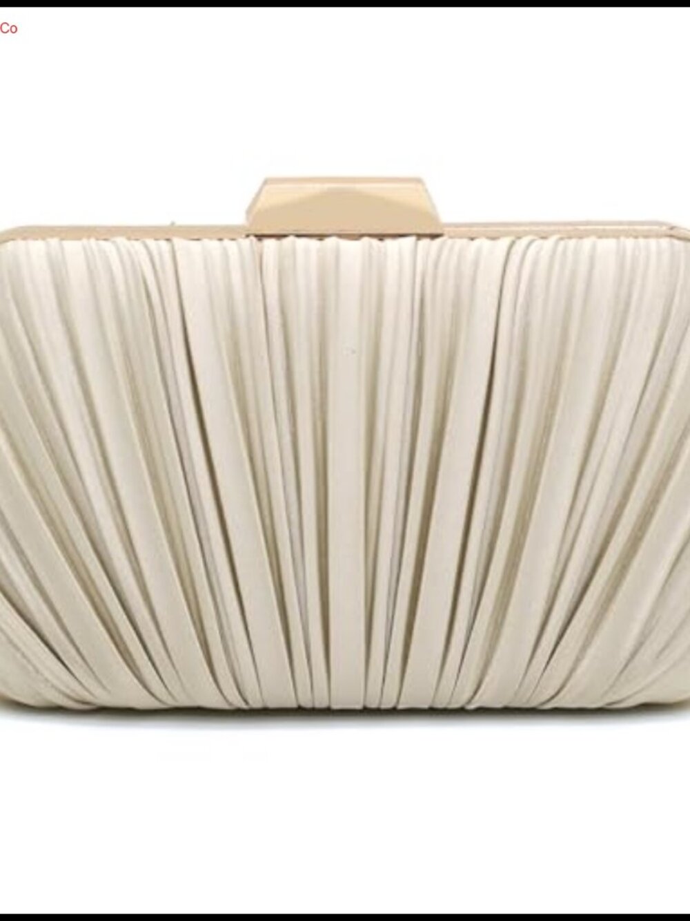 Pleated Silky Clutch Evening Bag with Detachable Chain for Wedding Party Prom